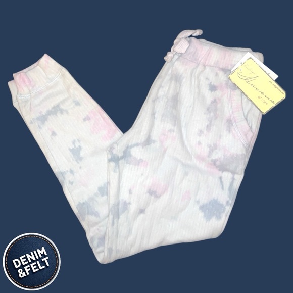 Vintage Havana Womens Tie Dye Tencel Ribbed Joggers/Sweatpants | NEW/NWT! - Picture 3 of 11